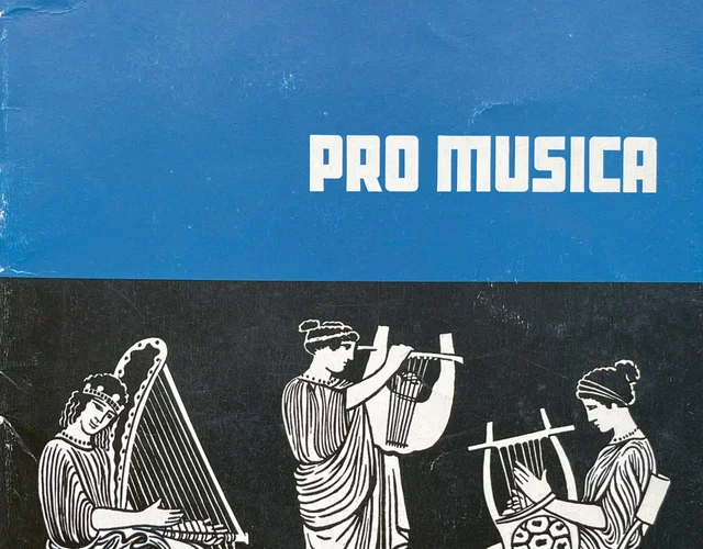 Antikes Cover von PRO MUSICA Hannover.